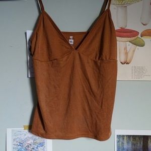 Burnt Orange Me To We Tank